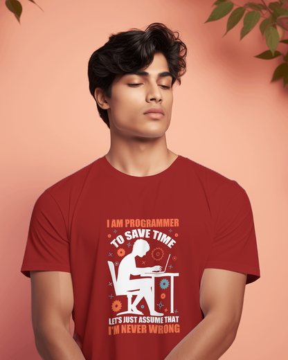 I Am Programmer | Men Round Neck T-Shirt