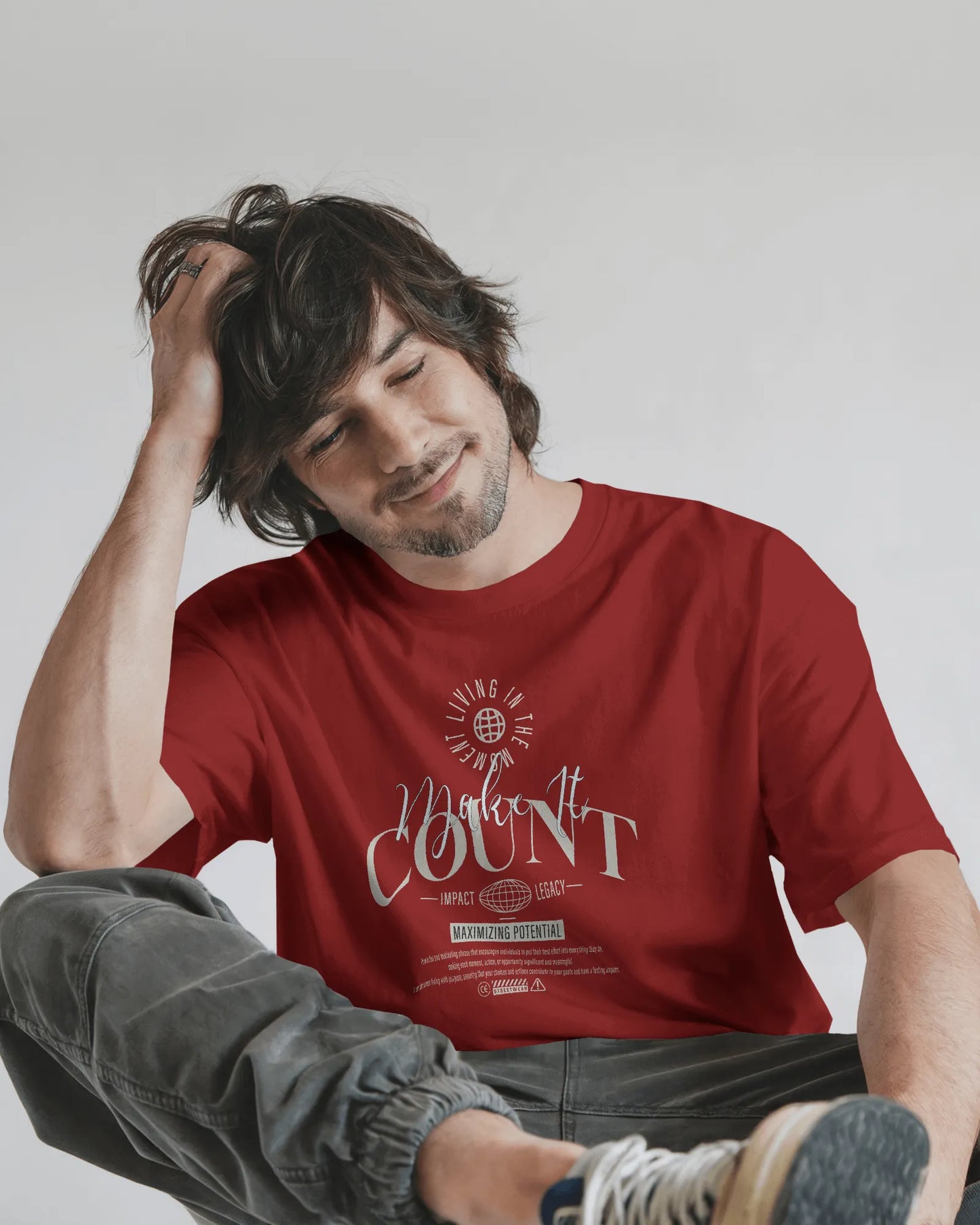 Make It Count | Men Round Neck T-Shirt