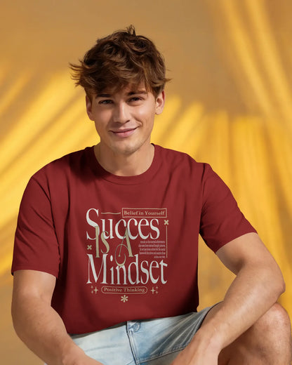 Success Is A Mindset | Men Round Neck T-Shirt