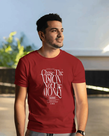 Chase the Vision | Men Round Neck T-Shirt