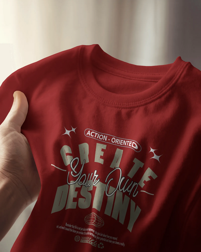 Create Your Own Destiny | Men Round Neck T-Shirt