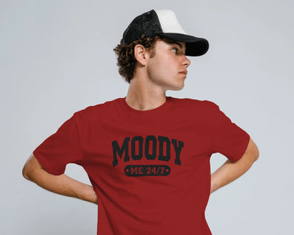 Moody Me 24/7 | Men Round Neck T-Shirt