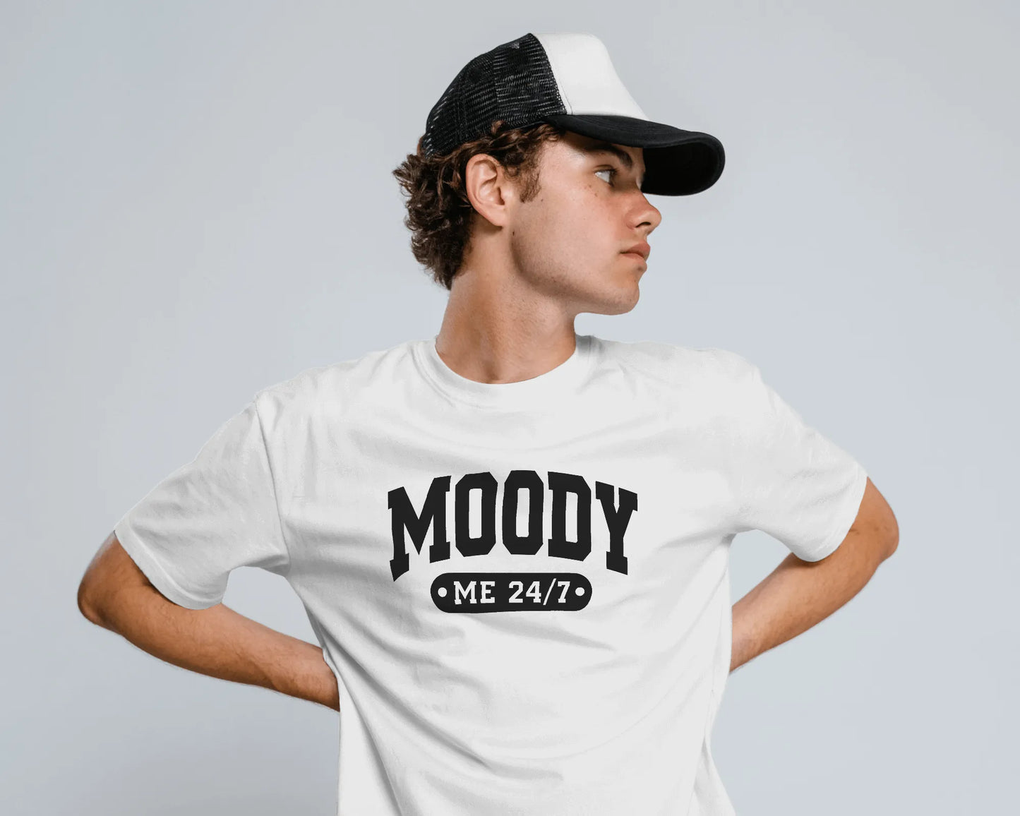 Moody Me 24/7 | Men Round Neck T-Shirt