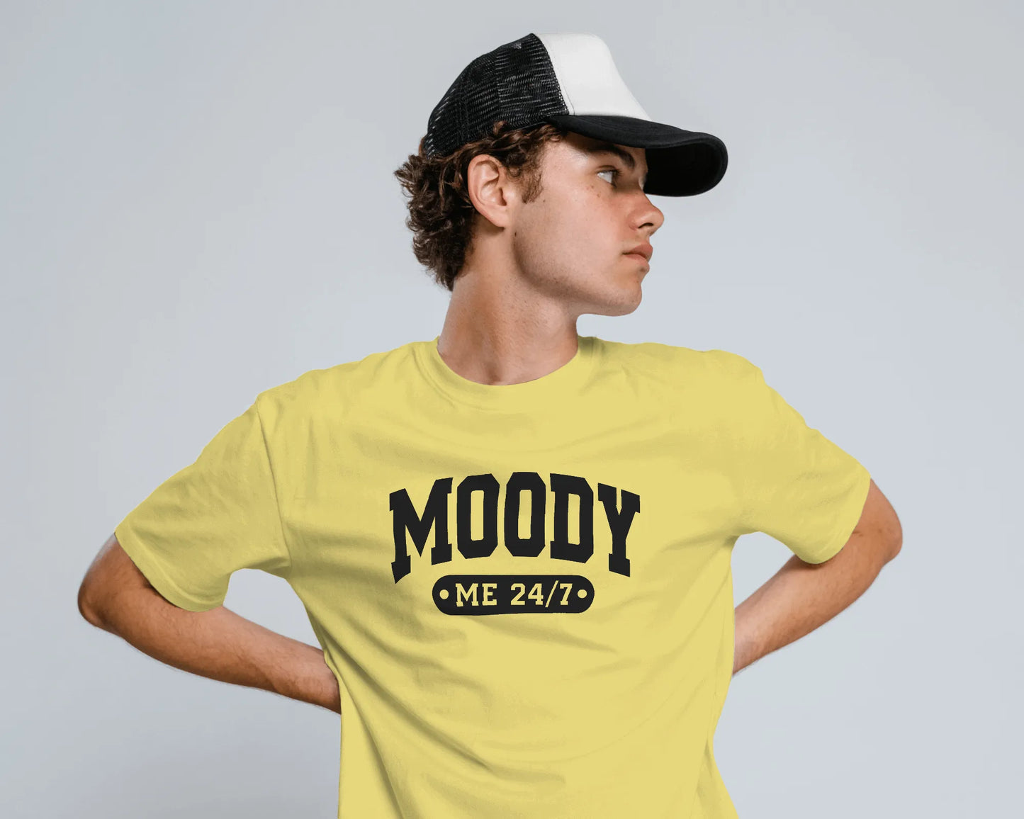 Moody Me 24/7 | Men Round Neck T-Shirt