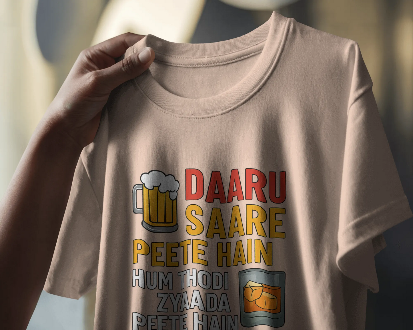 Daaru Saare Peete Hain | Unisex T-Shirt