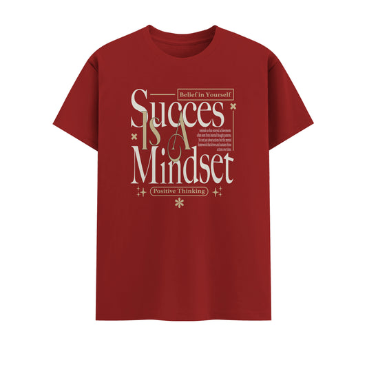 Success Is A Mindset | Men Round Neck T-Shirt