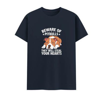 Beware Of Pitbulls They Will Steal Your Dog | Unisex T-Shirt | Pet Lover