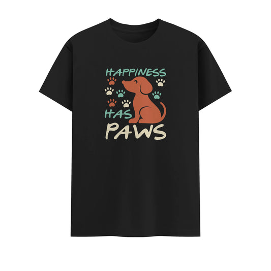 Happiness Has Paws | Unisex T-Shirt | Pet Lover