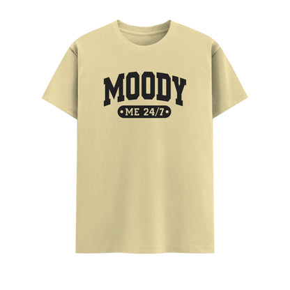 Moody Me 24/7 | Men Round Neck T-Shirt