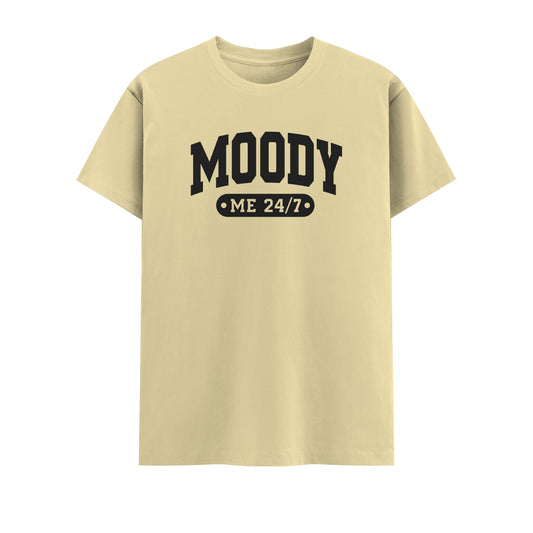 Moody Me 24/7 | Men Round Neck T-Shirt