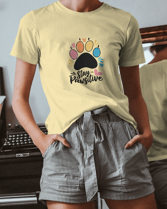 Stay Pawsitive | Women T-Shirt