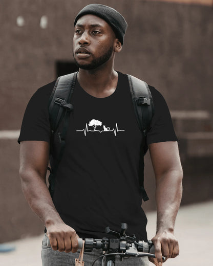 Cat And Tree | Unisex T-Shirt | Pet Lover