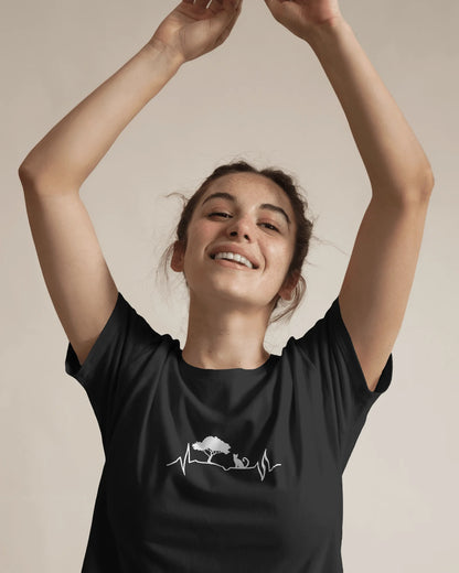 Cat And Tree | Unisex T-Shirt | Pet Lover