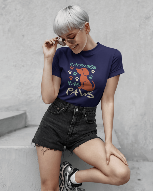 Happiness Has Paws | Unisex T-Shirt