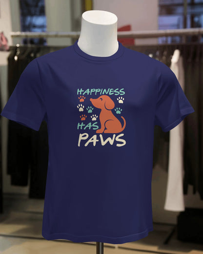 Happiness Has Paws | Unisex T-Shirt | Pet Lover