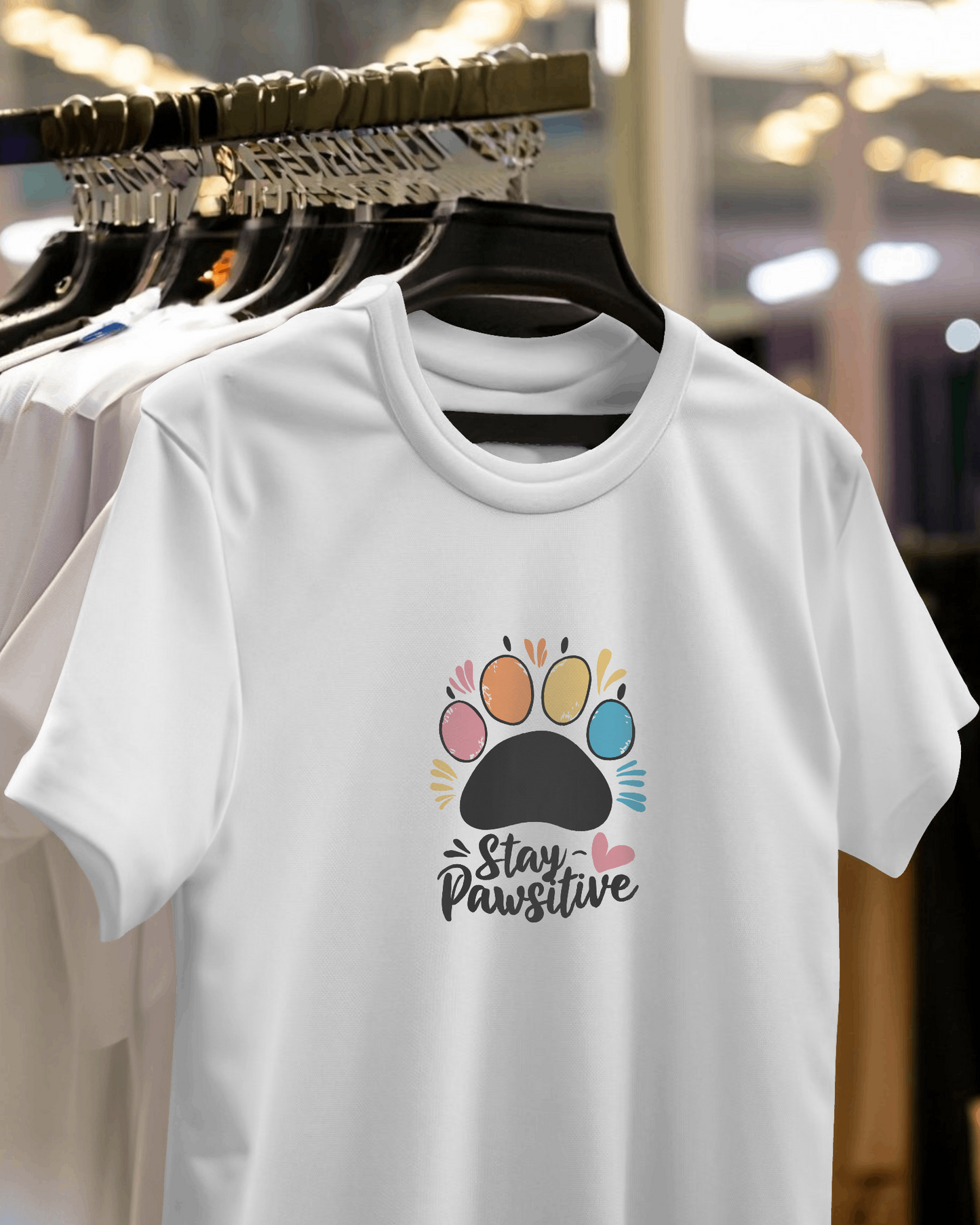Stay Pawsitive | Women T-Shirt