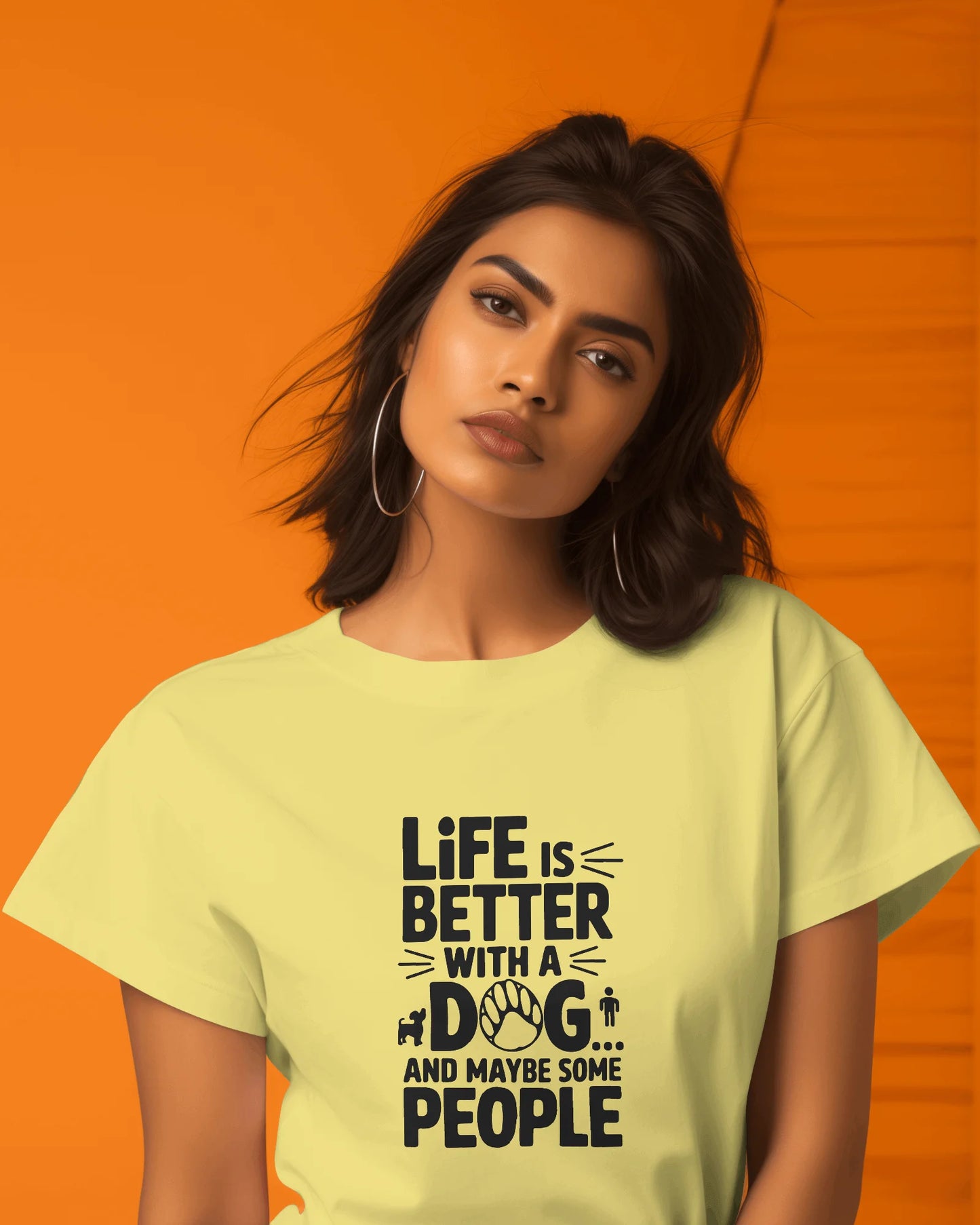 Life Is Better With A Dog And May Be Some People | Unisex T-Shirt | Pet Lover