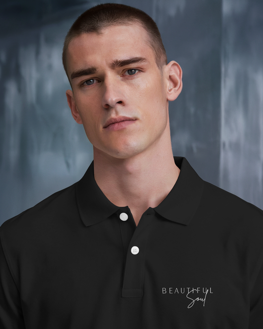 White Beautiful Soul | Men's Polo