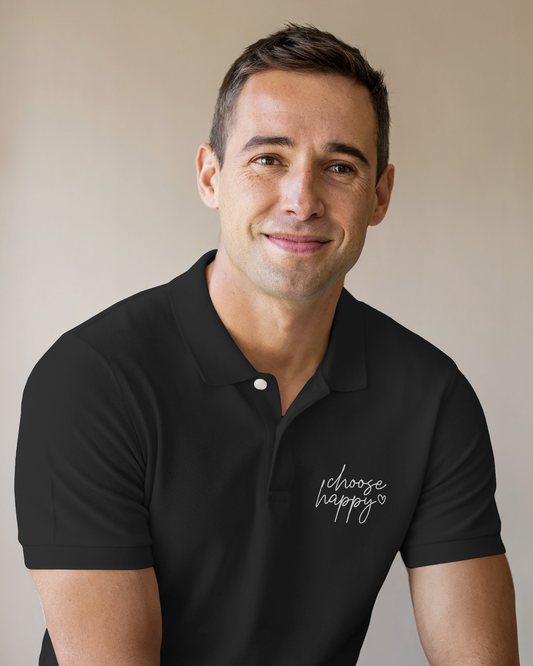 Choose Happy | Men's Polo