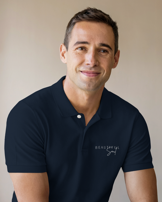 White Beautiful Soul | Men's Polo